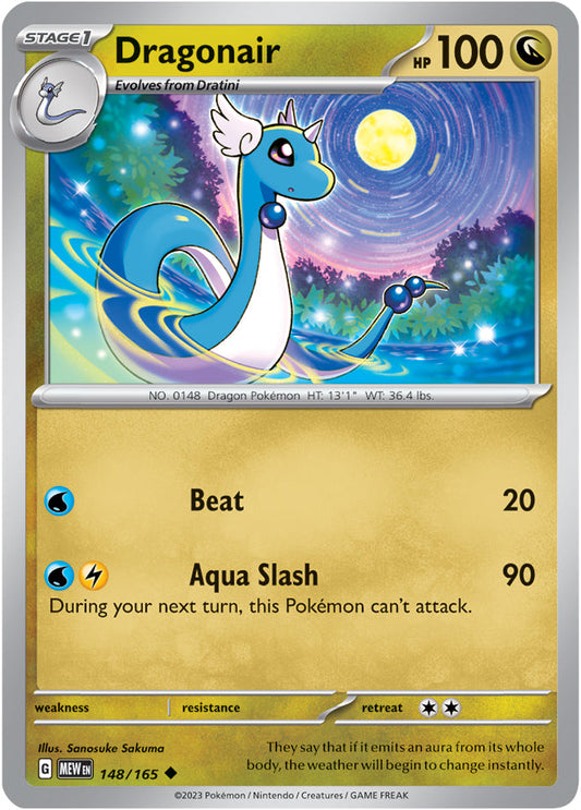 Dragonair - 148/165 UC - Scarlet & Violet 151 - Pokemon TCG