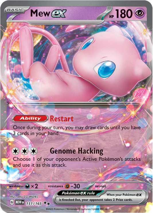 Mew ex - 151/165 DR - Scarlet & Violet 151 - Pokemon TCG (Holo)