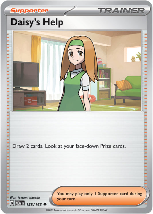 Daisy's Help - 158/165 UC - Scarlet & Violet 151 - Pokemon TCG