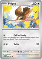 Pidgey - 016/165 C - Scarlet & Violet 151 - Pokemon TCG