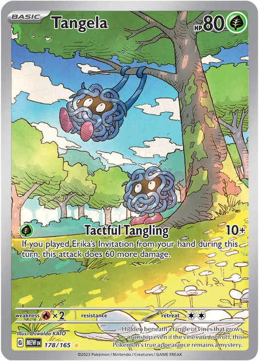 Tangela - 178/165 IR - Scarlet & Violet 151 - Pokemon TCG (Holo)