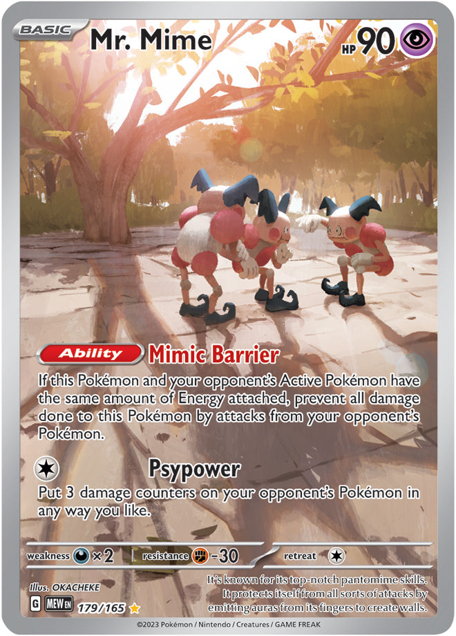 Mr. Mime - 179/165 IR - Scarlet & Violet 151 - Pokemon TCG (Holo)