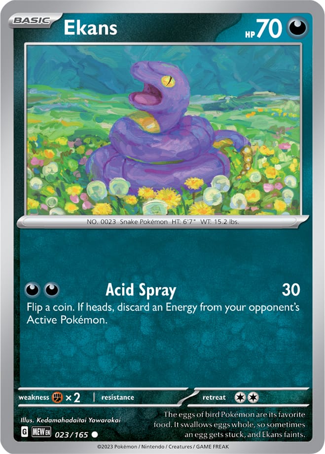 Ekan - 023/165 C - Scarlet & Violet 151 - Pokemon TCG