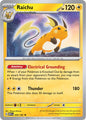 Raichu - 026/165 R - Scarlet & Violet 151 - Pokemon TCG (Holo)