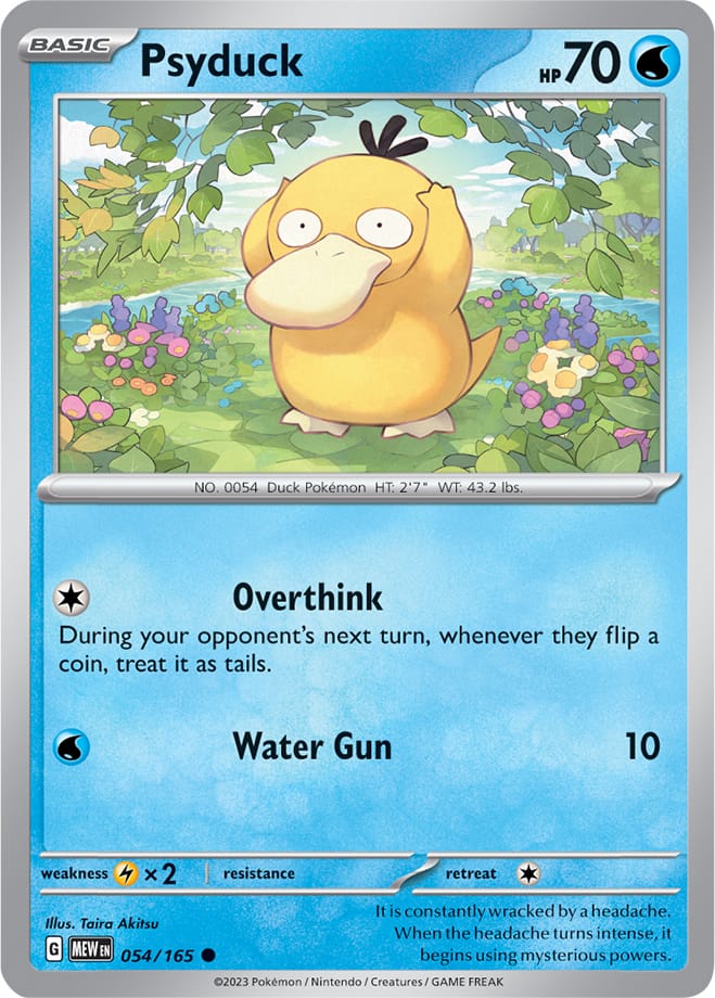 Psyduck - 054/165 C - Scarlet & Violet 151 - Pokemon TCG