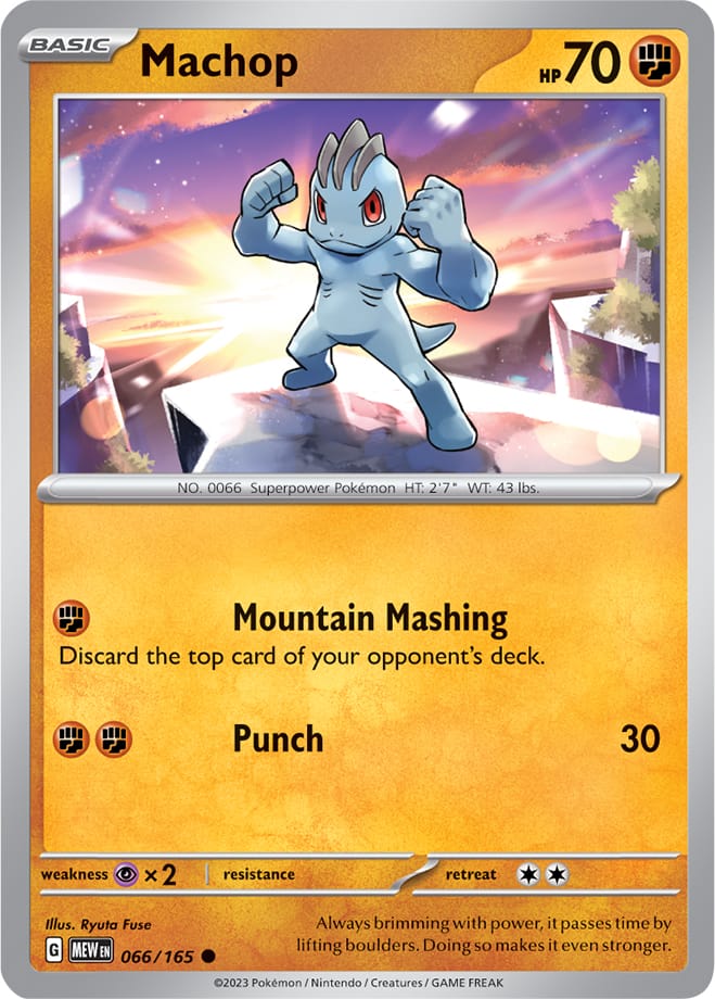 Machop - 066/165 C - Scarlet & Violet 151 - Pokemon TCG