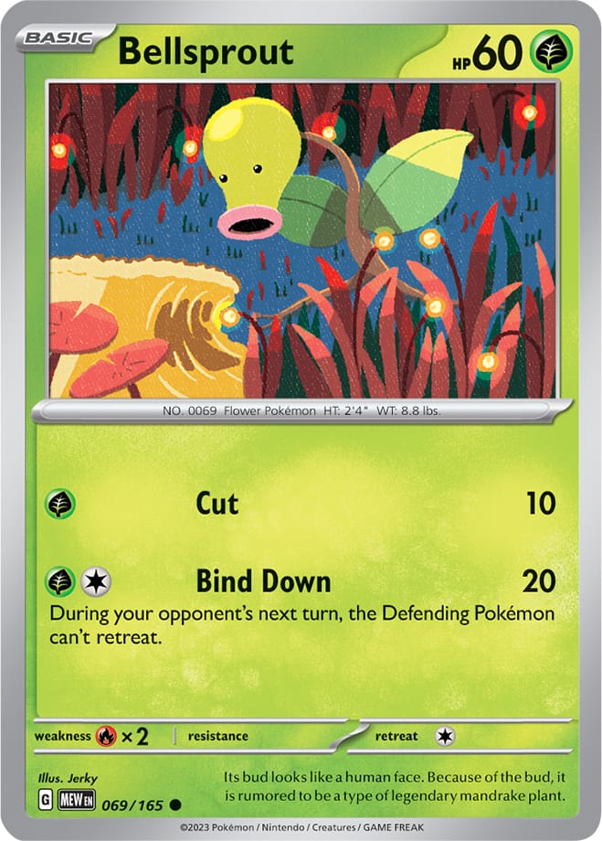 Bellsprout - 069/165 C - Scarlet & Violet 151 - Pokemon TCG