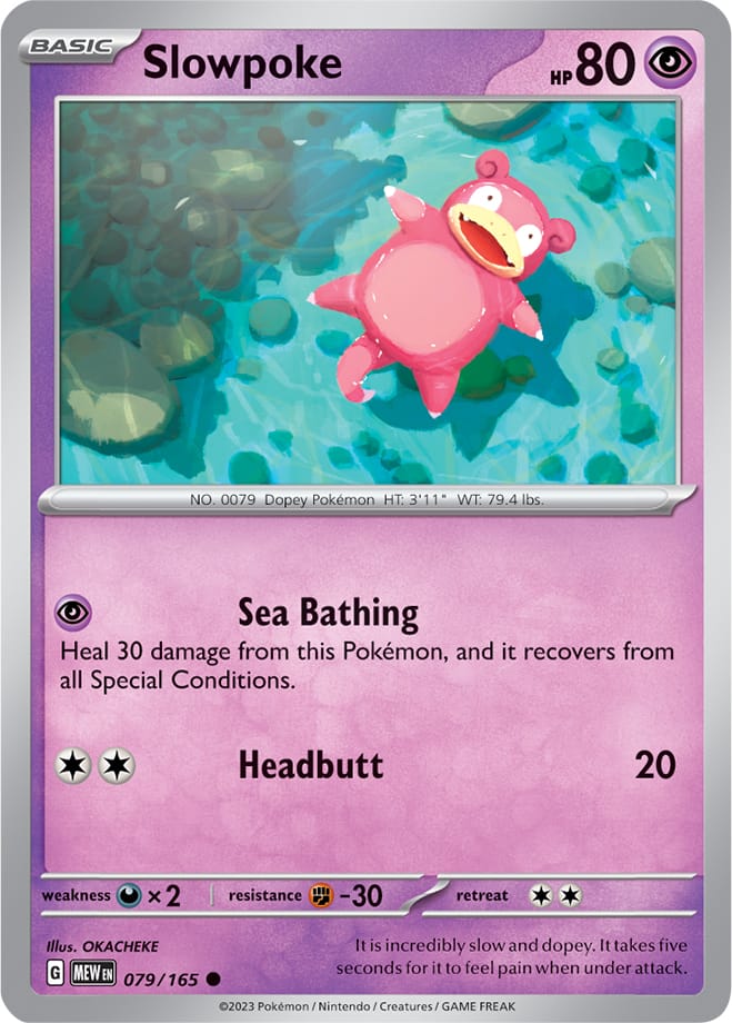 Slowpoke - 079/165 C - Scarlet & Violet 151 - Pokemon TCG