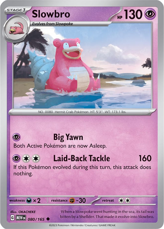 Slowbro - 080/165 UC - Scarlet & Violet 151 - Pokemon TCG