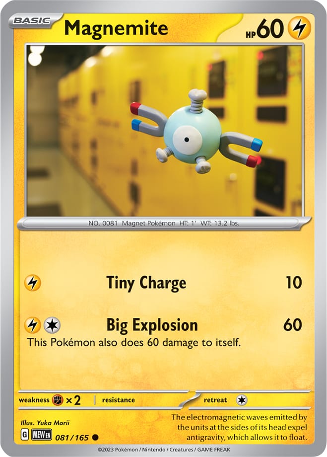 Magnemite - 081/165 C - Scarlet & Violet 151 - Pokemon TCG