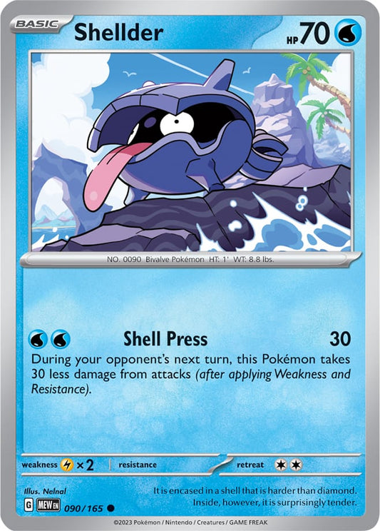 Shellder - 090/165 C - Scarlet & Violet 151 - Pokemon TCG