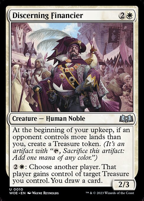 Discerning Financer - Wilds of Eldraine WOE - NM - 0010 U