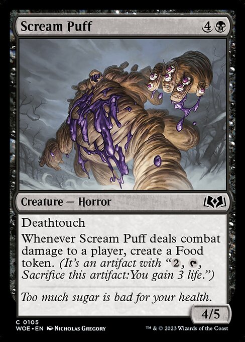 Scream Puff - Wilds of Eldraine WOE - NM - 0105 C