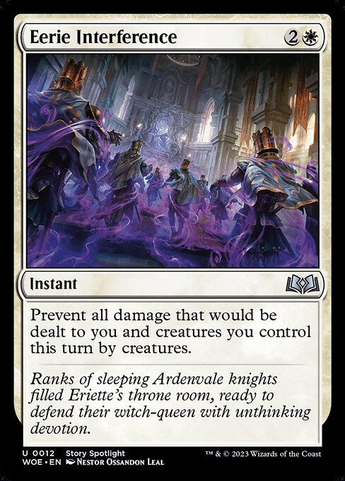 Eerie Interference - Wilds of Eldraine WOE - NM - 0012 U