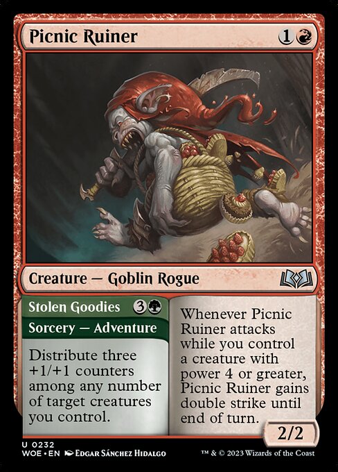 Picnic Ruiner // Stolen Goodies - Wilds of Eldraine WOE - NM - 0232 U