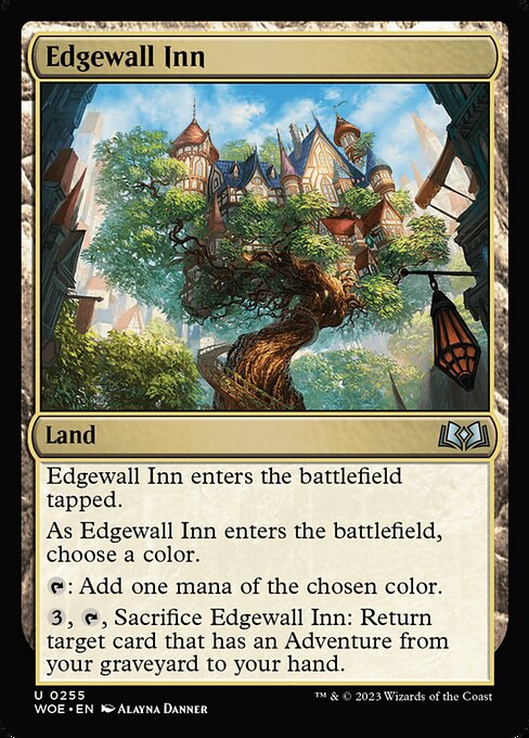 Edgewall Inn - Wilds of Eldraine WOE - NM - 0255 U