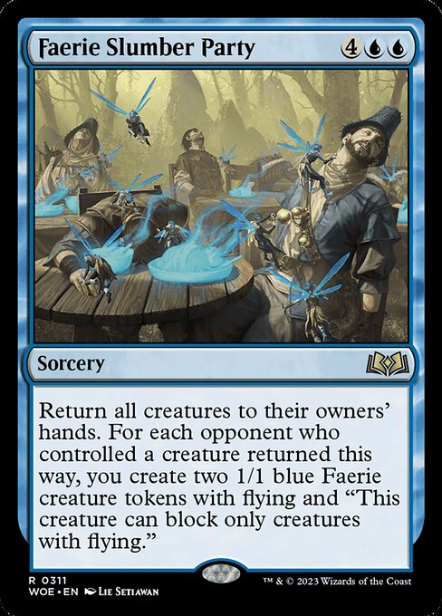 Faerie Slumber Party - Wilds of Eldraine WOE - NM - 0311 R