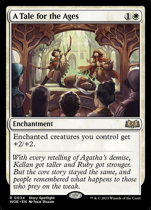 A Tale for the Ages - Wilds of Eldraine WOE - NM - 0034 R