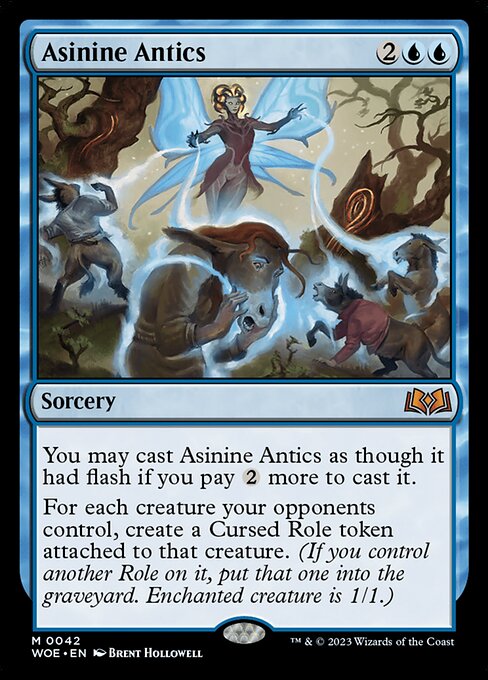 Asinine Antics - Wilds of Eldraine WOE - NM - 0042 M