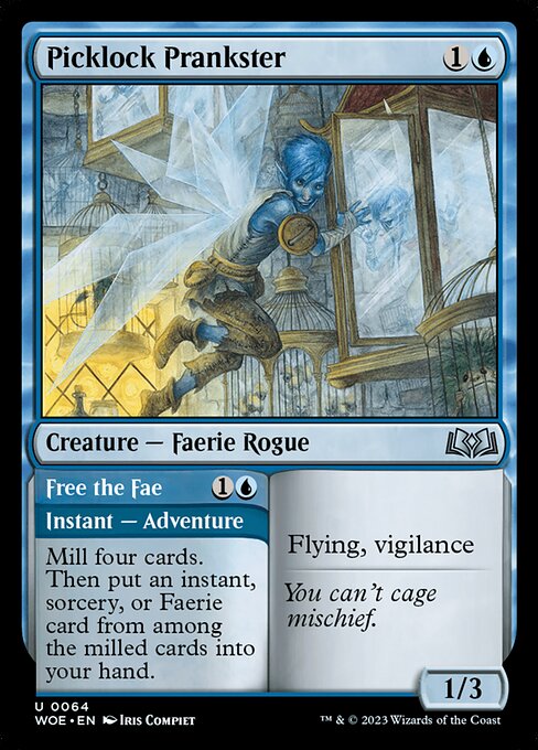 Picklock Prankster - Wilds of Eldraine WOE - NM - 0064 U