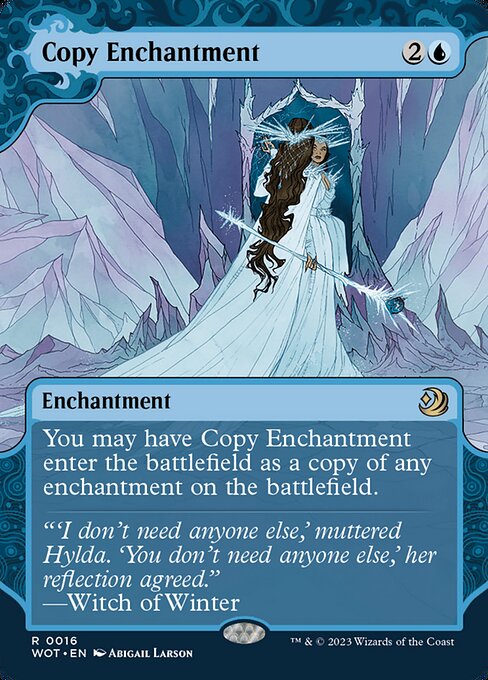 Copy Enchantment - Wilds of Eldraine: Enchanting Tales WOT - NM - 0016 R